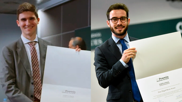 EHUko Zuzenbideko bi ikasle finalista, 2023 Gazte Jurista Sarian