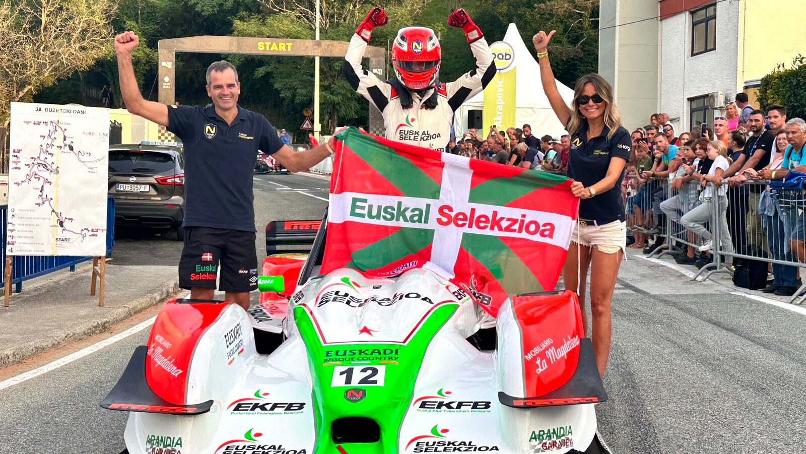 Joseba Iraola pilotua, mendi lasterketetako Europako txapeldun