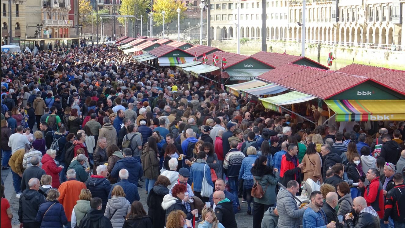 Bilbon, Santo Tomas egunean, 215 postu eta 121 ekoizle