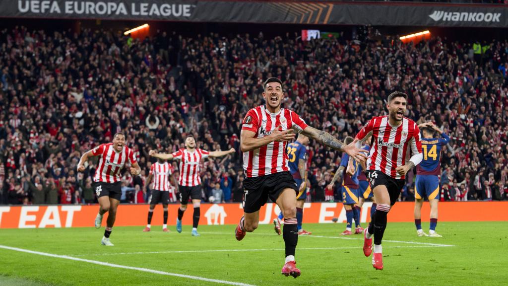 Athletic, San Mamesen eskutik, Europa Ligako final-laurdenetara (3-1)