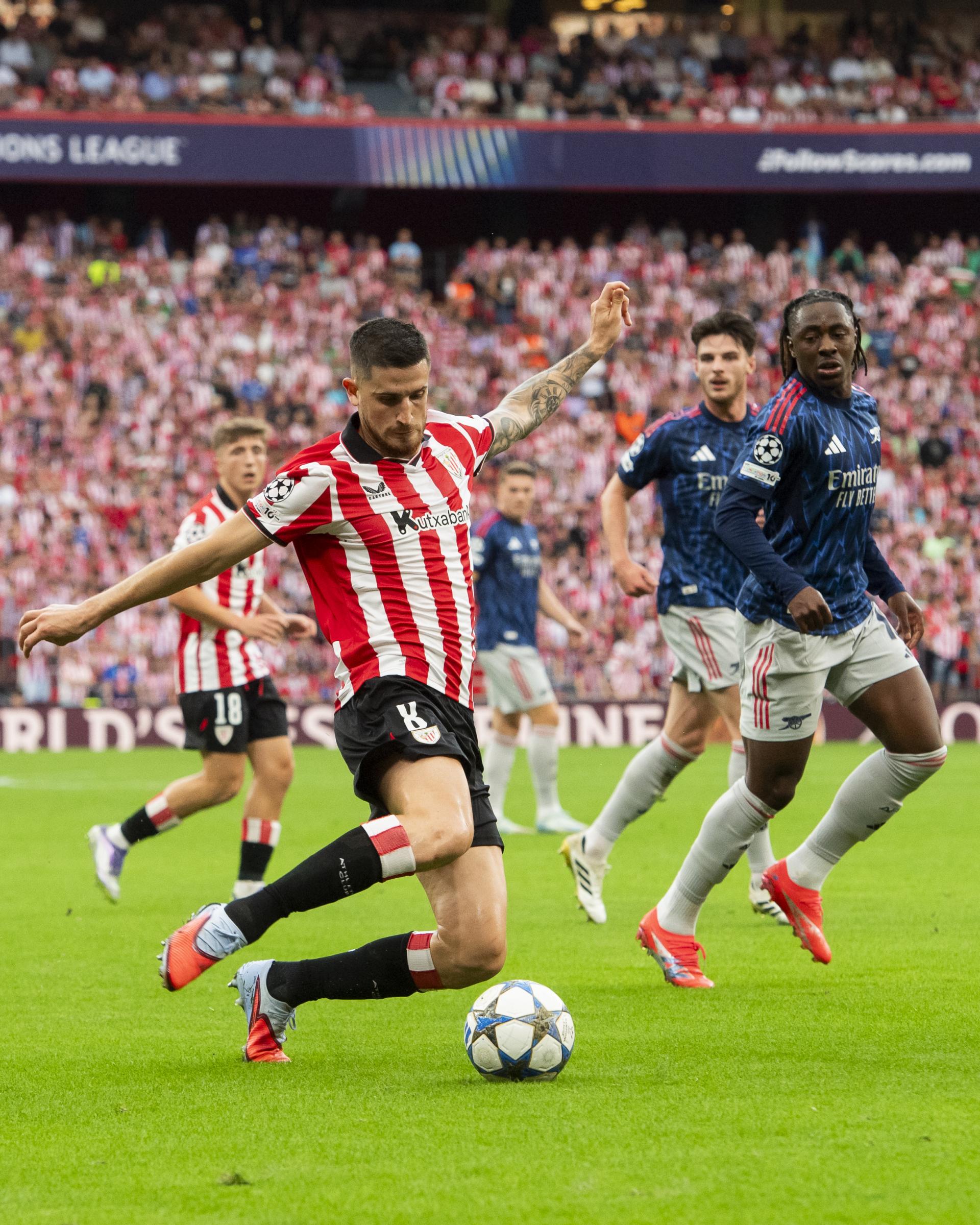 Txapeldunen Ligako estreinaldian porrota Athleticentzat