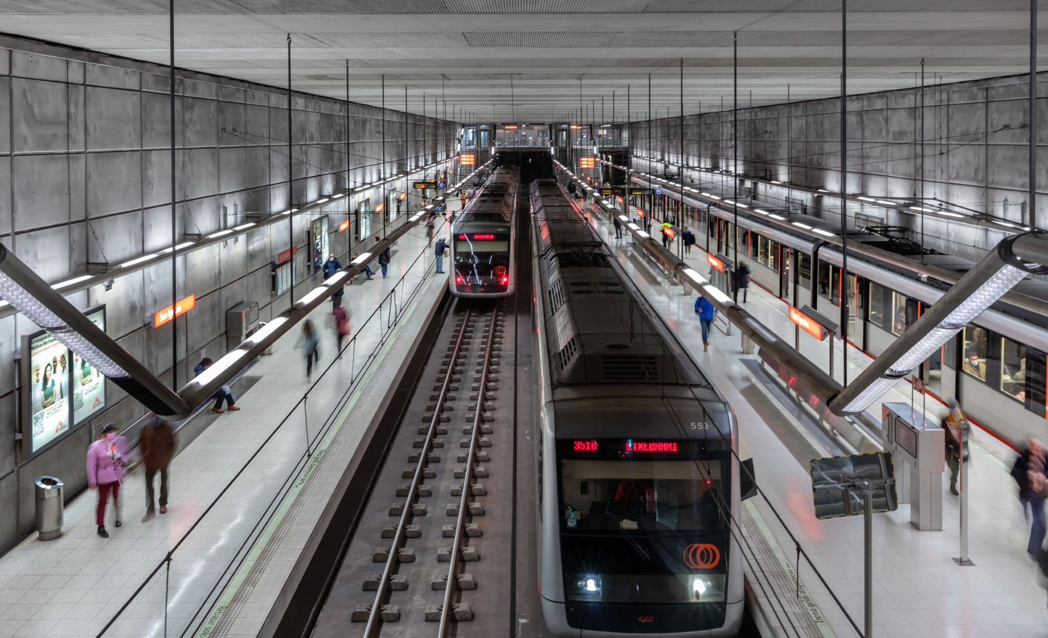 Bilboko metroaren 3. lineak gau osoko zerbitzua izango dau bagileko barikuetan