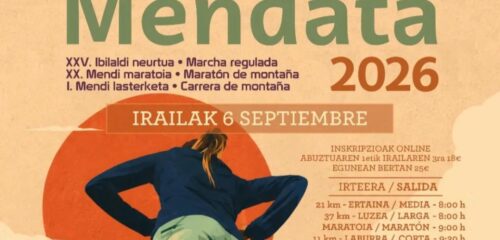 Mendatako martxea eta lasterketea domekan egingo dira