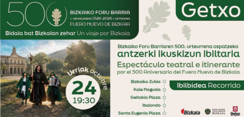 Hortzmugak ‘Foru Bizia’ antzerki-ikuskizun ibiltaria sortu dau